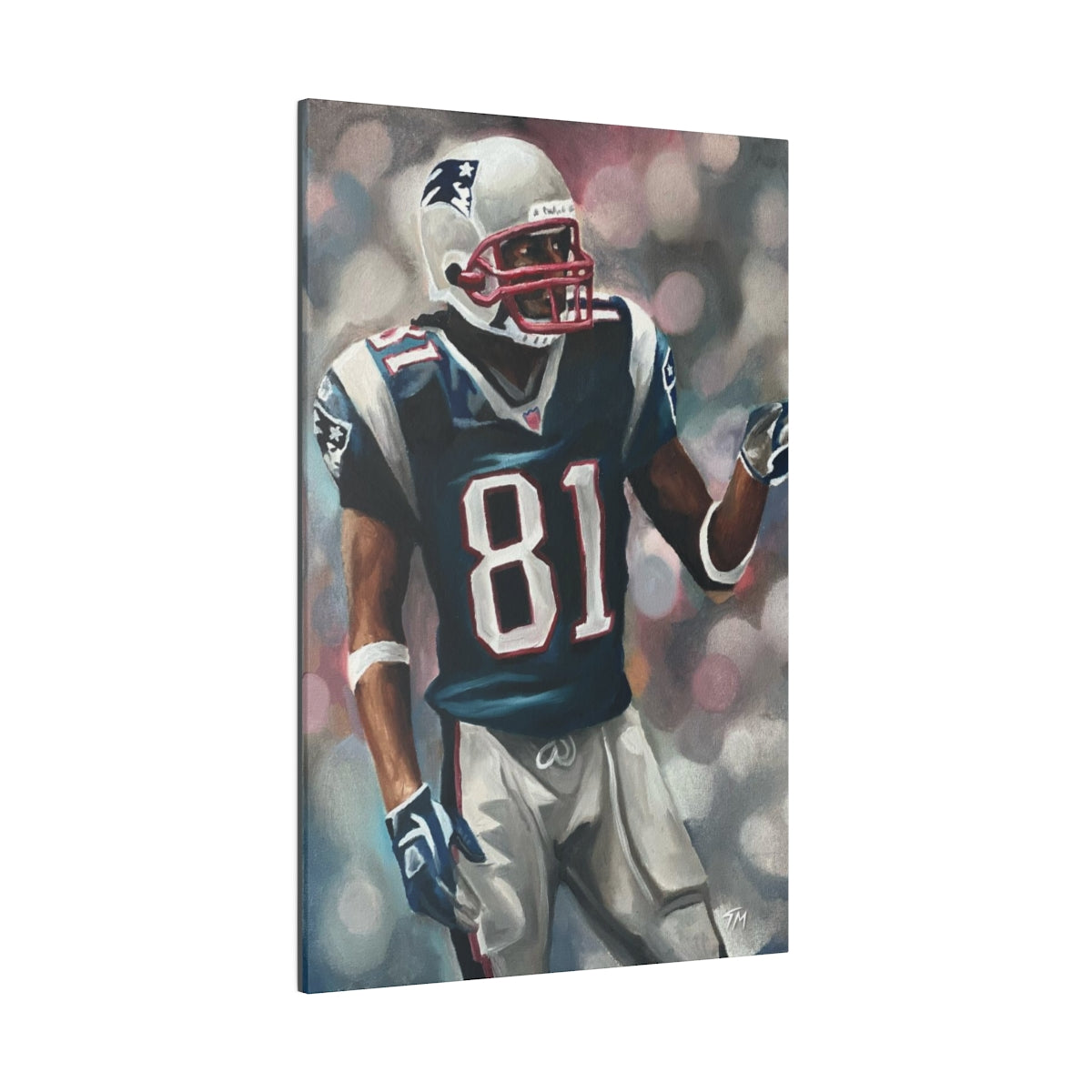 Randy Moss - Canvas - Tommy Manning Art