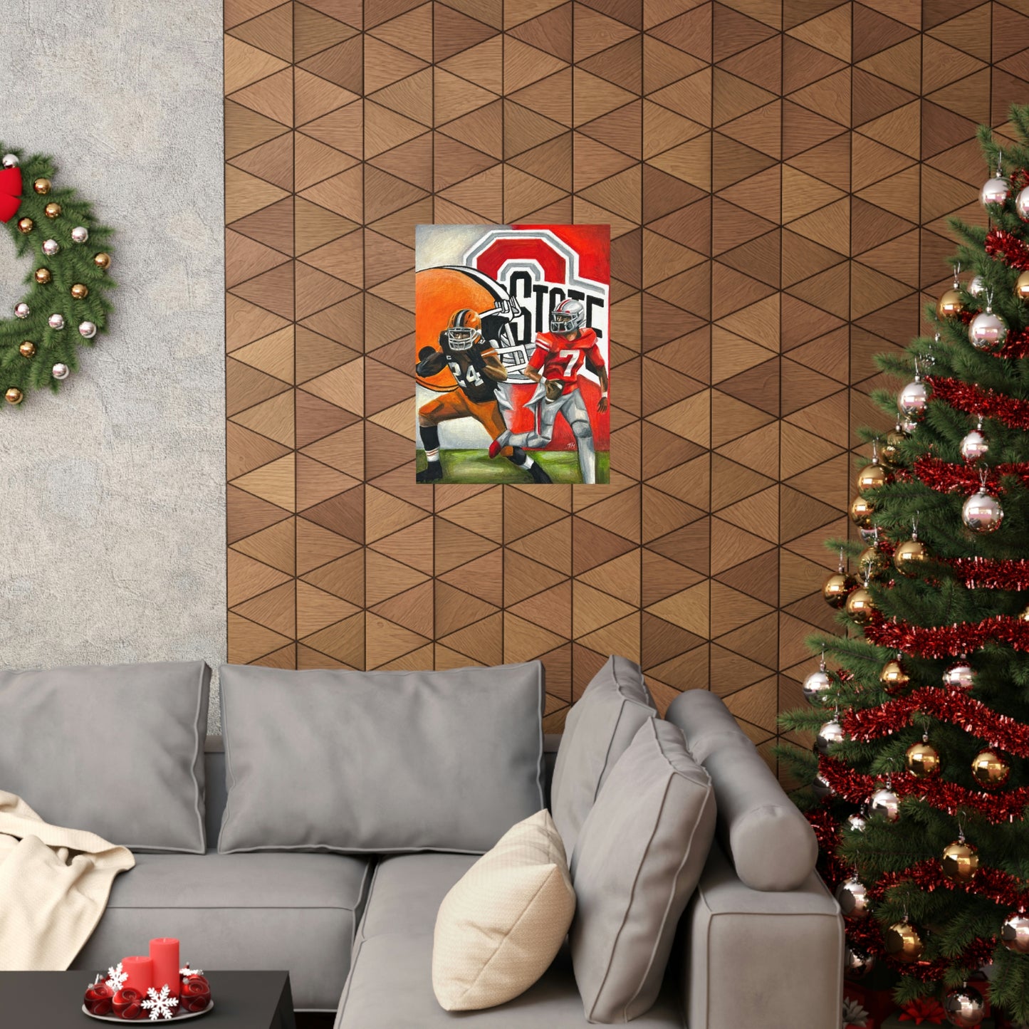 Ohio State/Browns - Print - Tommy Manning Art