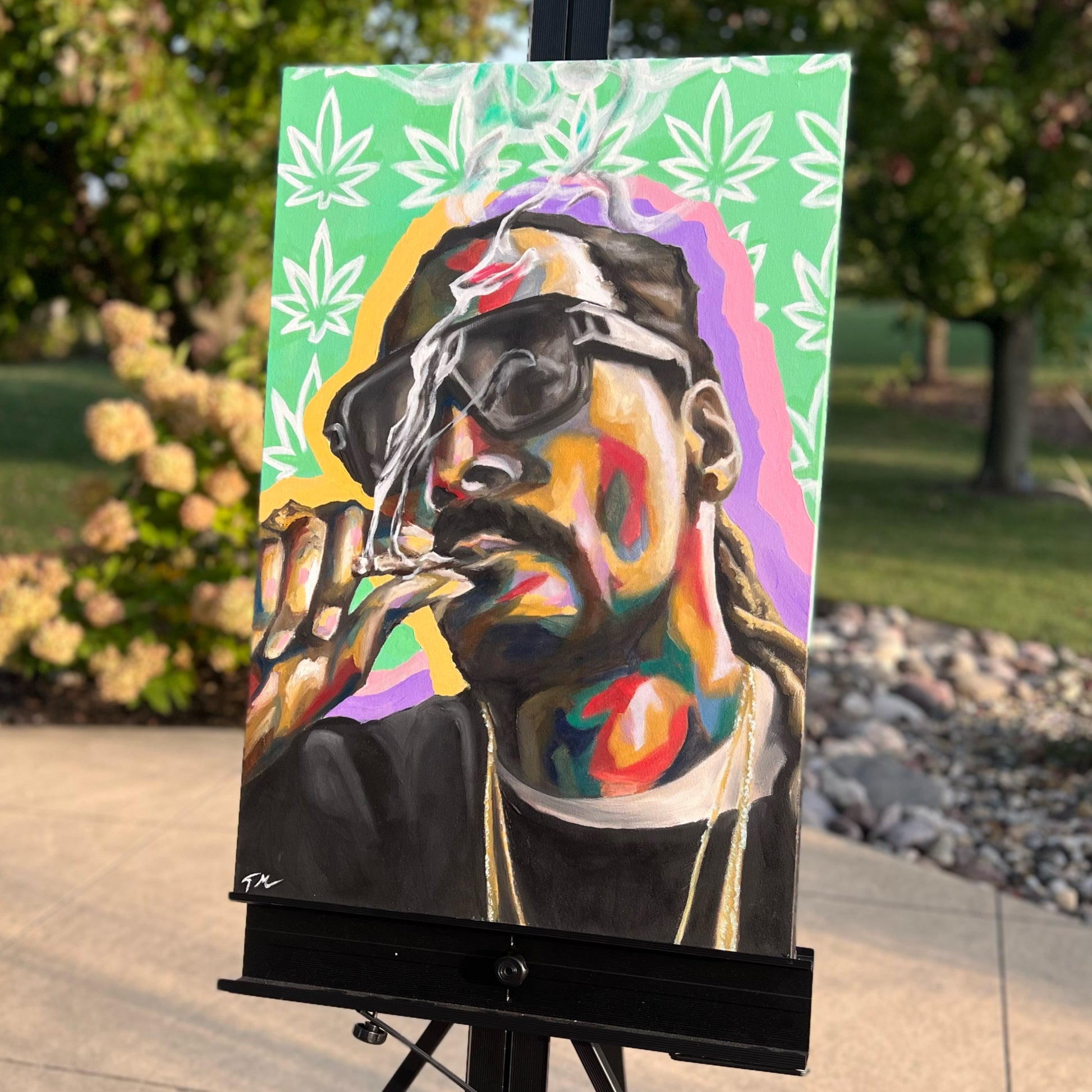 "Snoop Dogg" - Original Painting - 30x20 - Tommy Manning Art