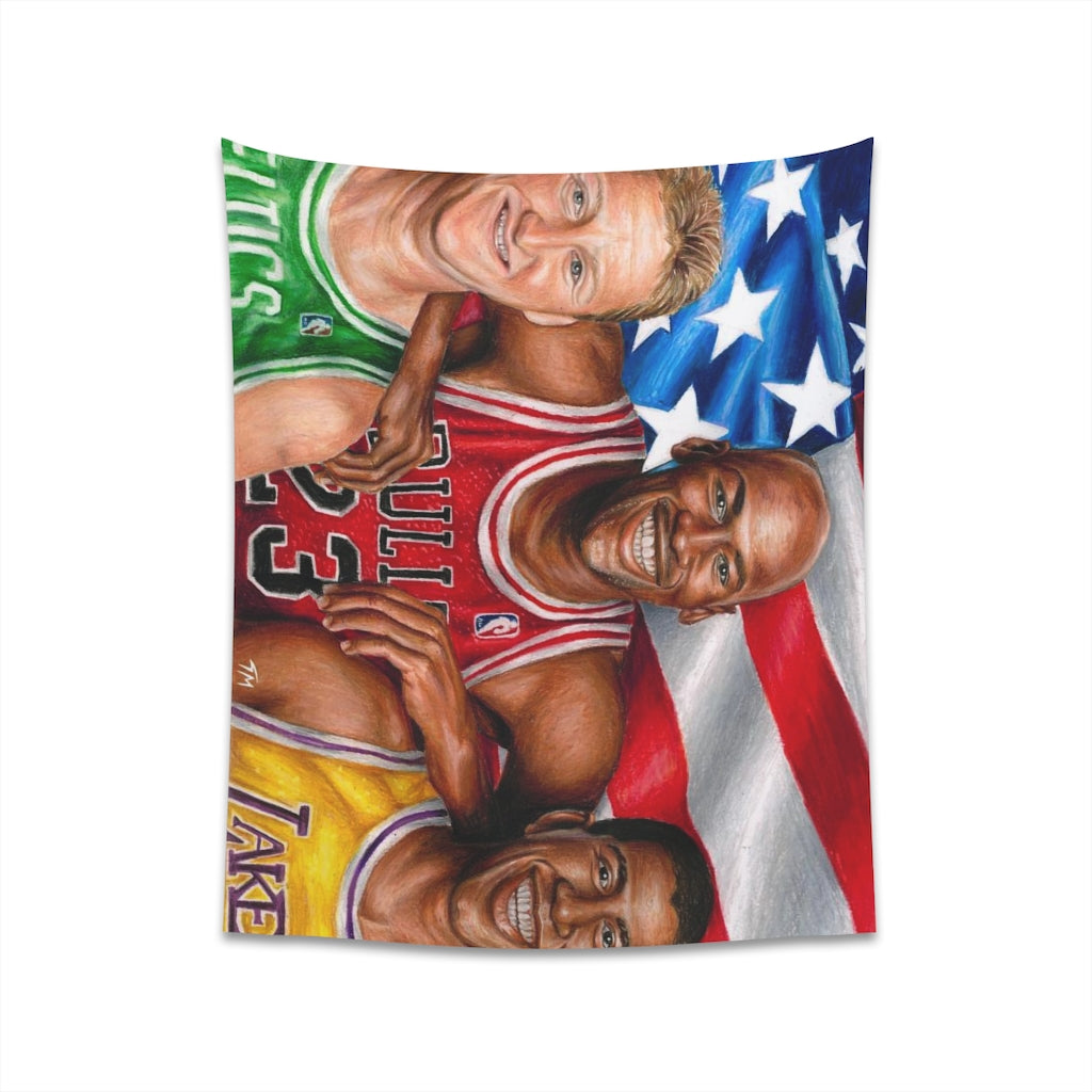 DREAM TEAM - Tapestry - Tommy Manning Art