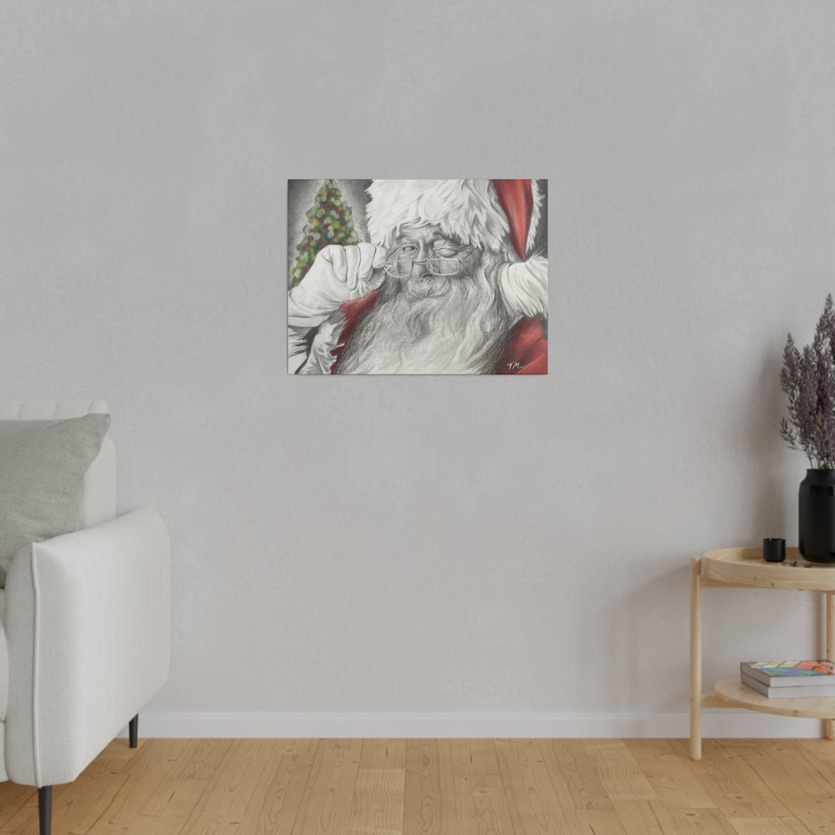 Santa 2021 - Canvas - Tommy Manning Art