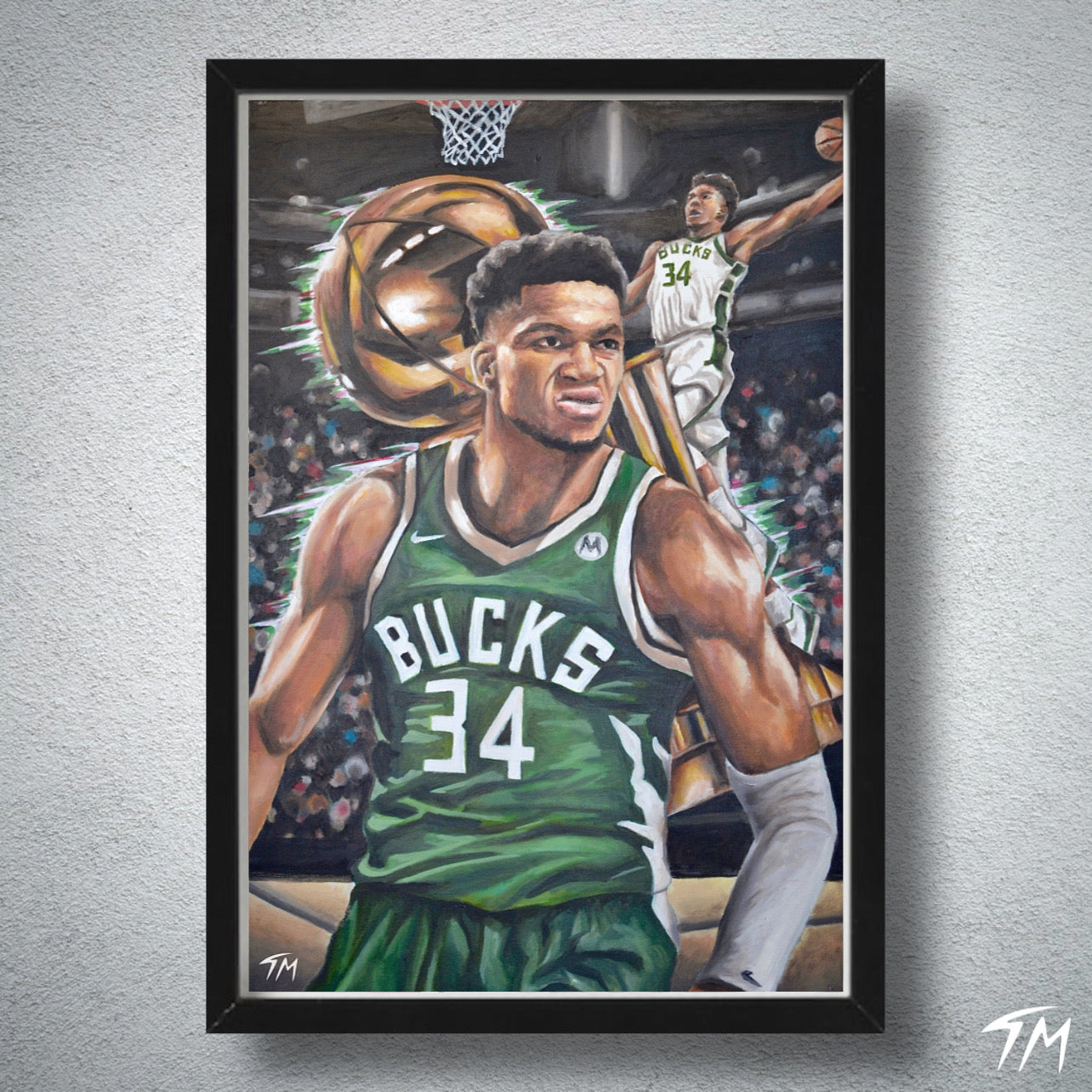 GIANNIS - Fine Art Print - Tommy Manning Art