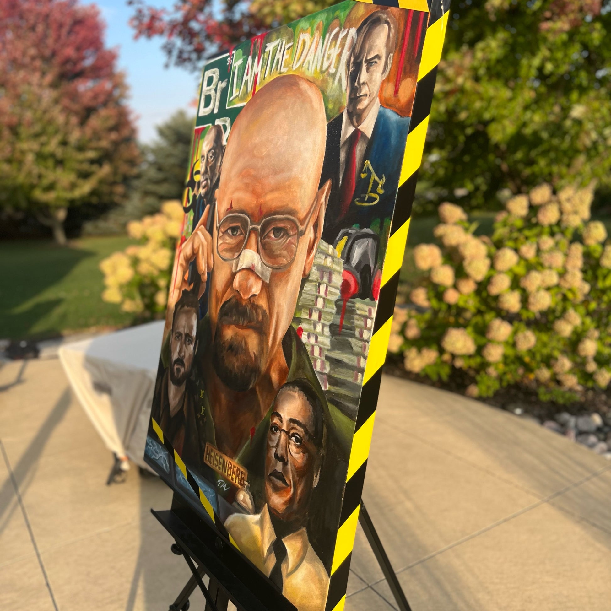 "Heisenberg" - Original Painting 40x30 - Tommy Manning Art