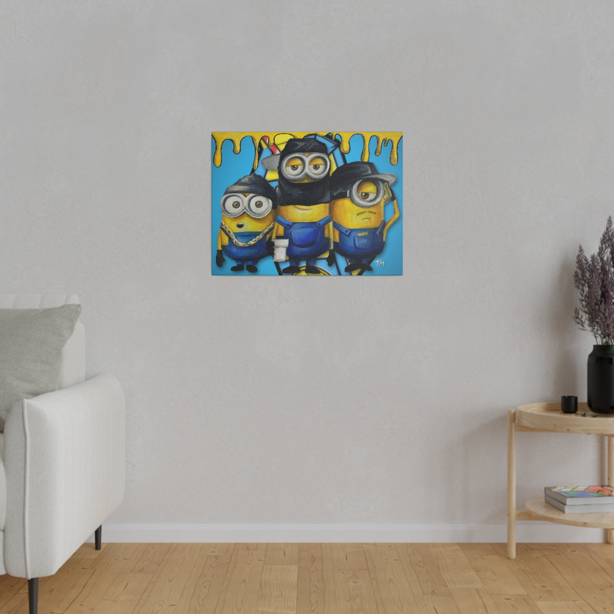 RICH MINION - Canvas - Tommy Manning Art