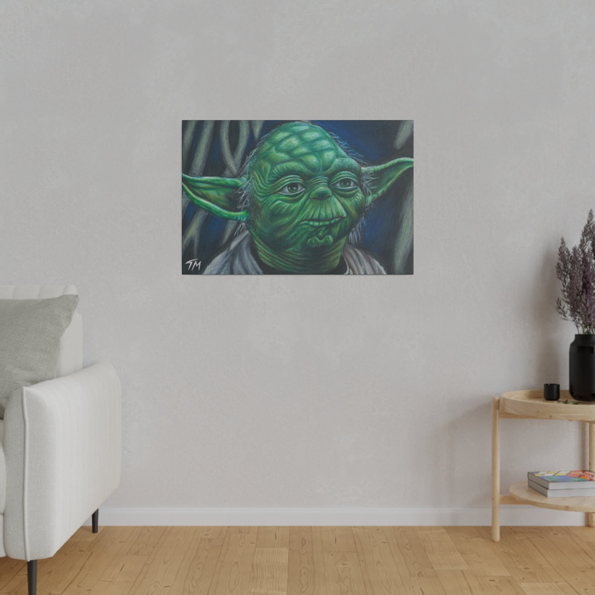 Jedi Master - Canvas - Tommy Manning Art
