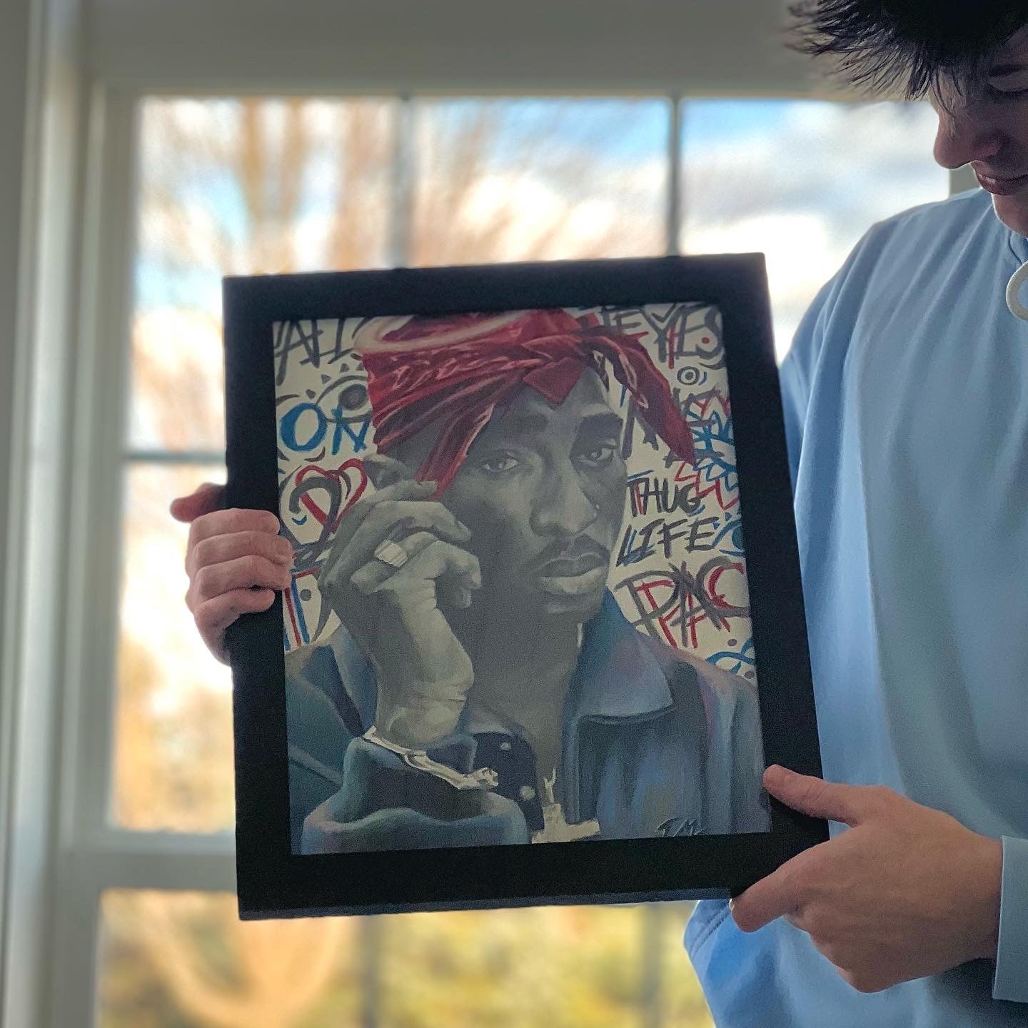 "PAC" - Original Drawing (FRAMED) - Tommy Manning Art