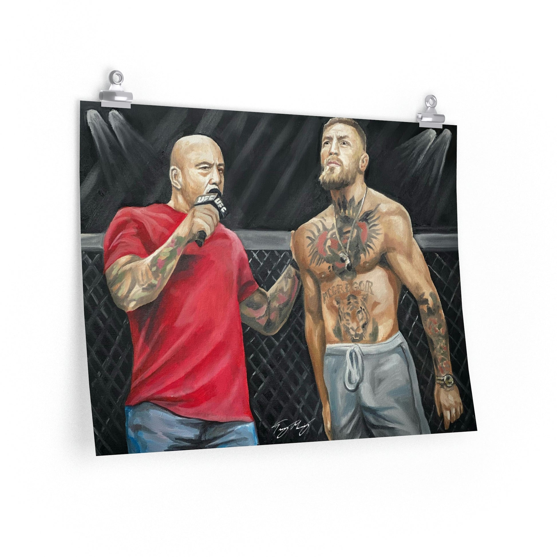 Rogan and McGregor - Fine Art Print - Tommy Manning Art