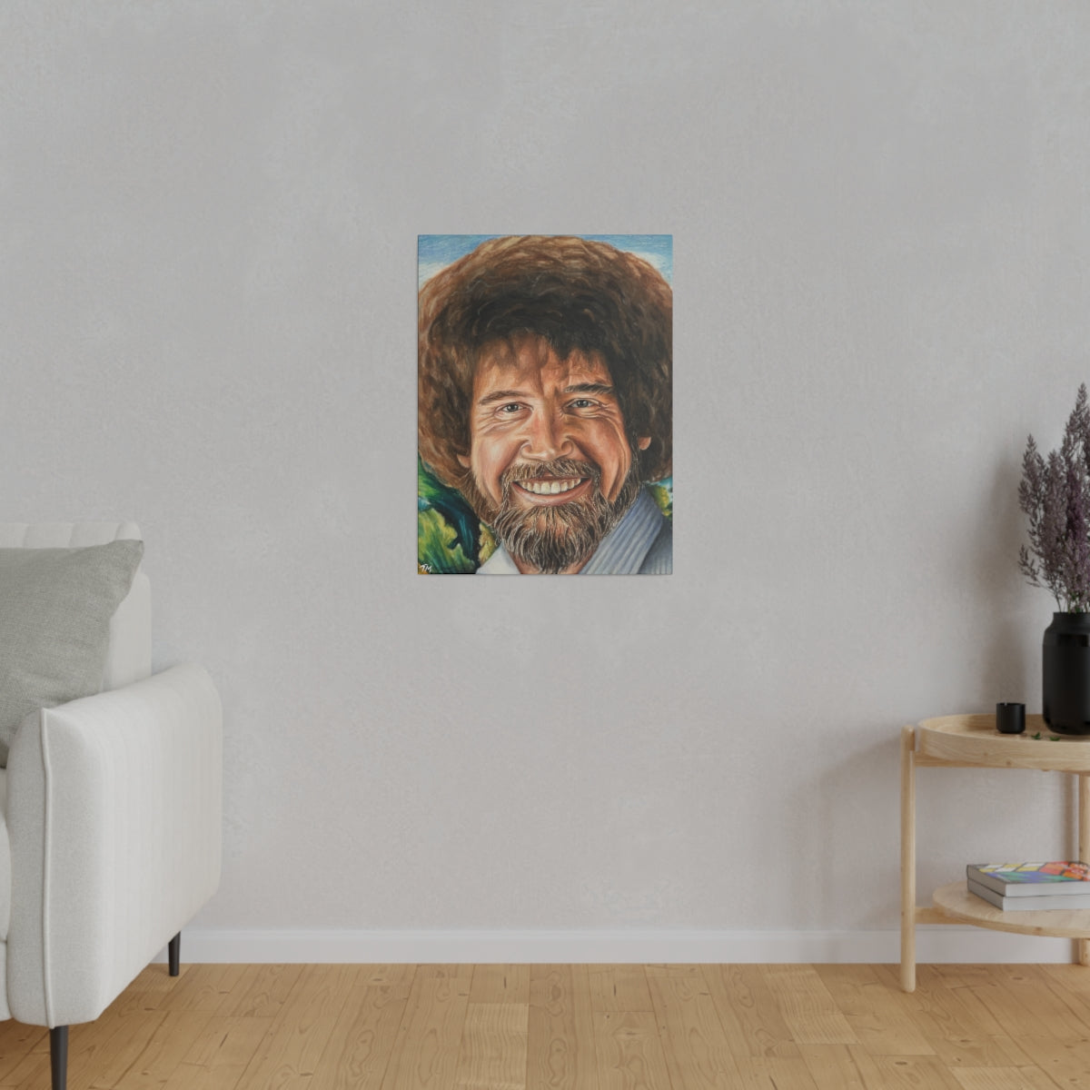 Bob Ross - Canvas - Tommy Manning Art