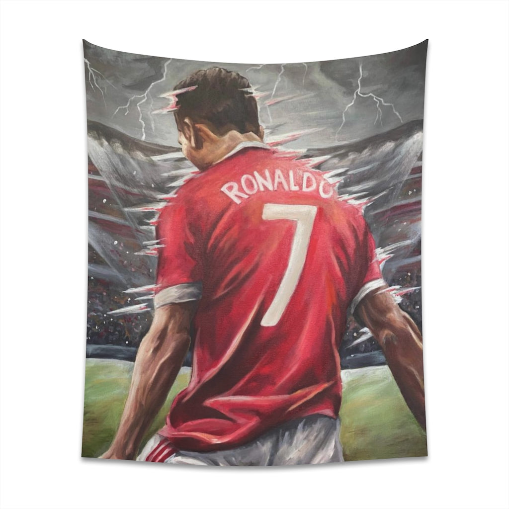 Ronaldo - TAPESTRY - Tommy Manning Art