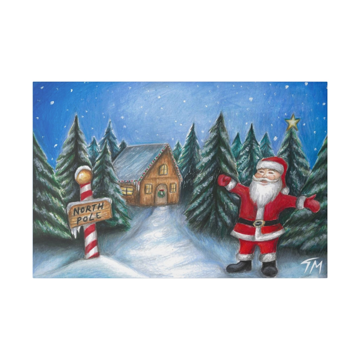 North Pole - Canvas - Tommy Manning Art