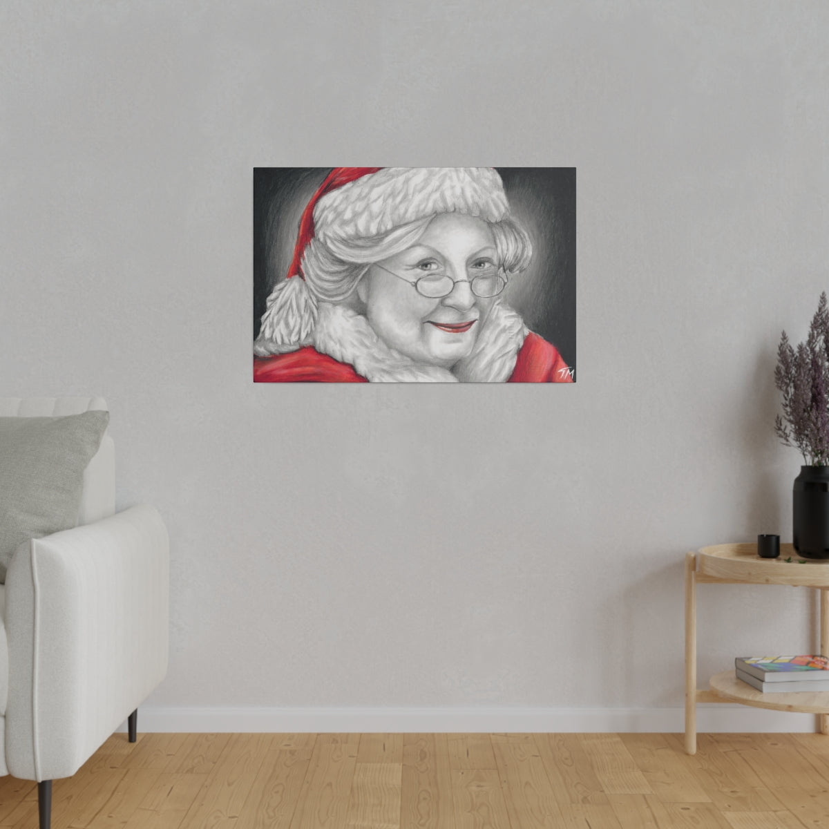 Mrs. Claus 2018 - Canvas - Tommy Manning Art
