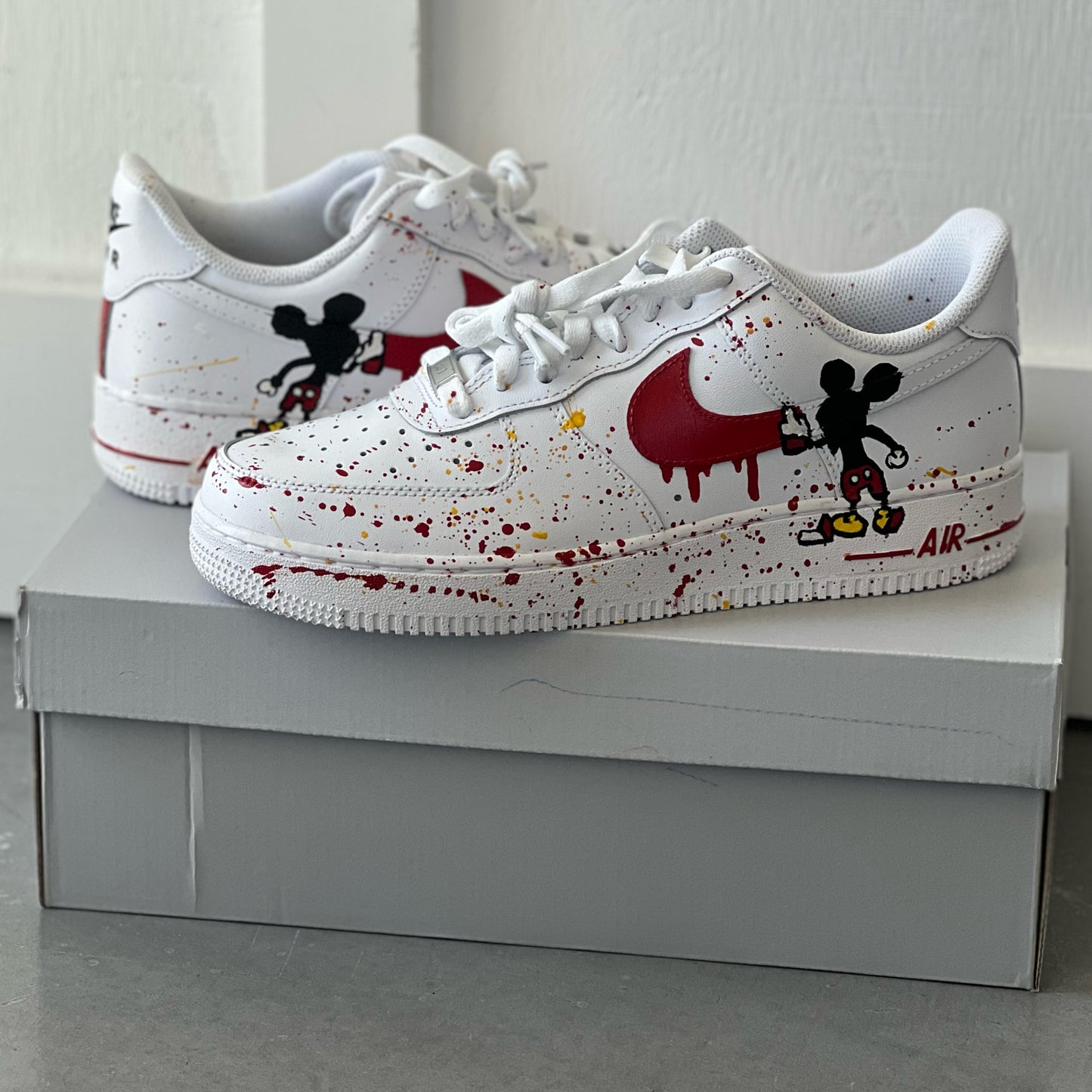 Mickey Graffiti - AF1's - Tommy Manning Art