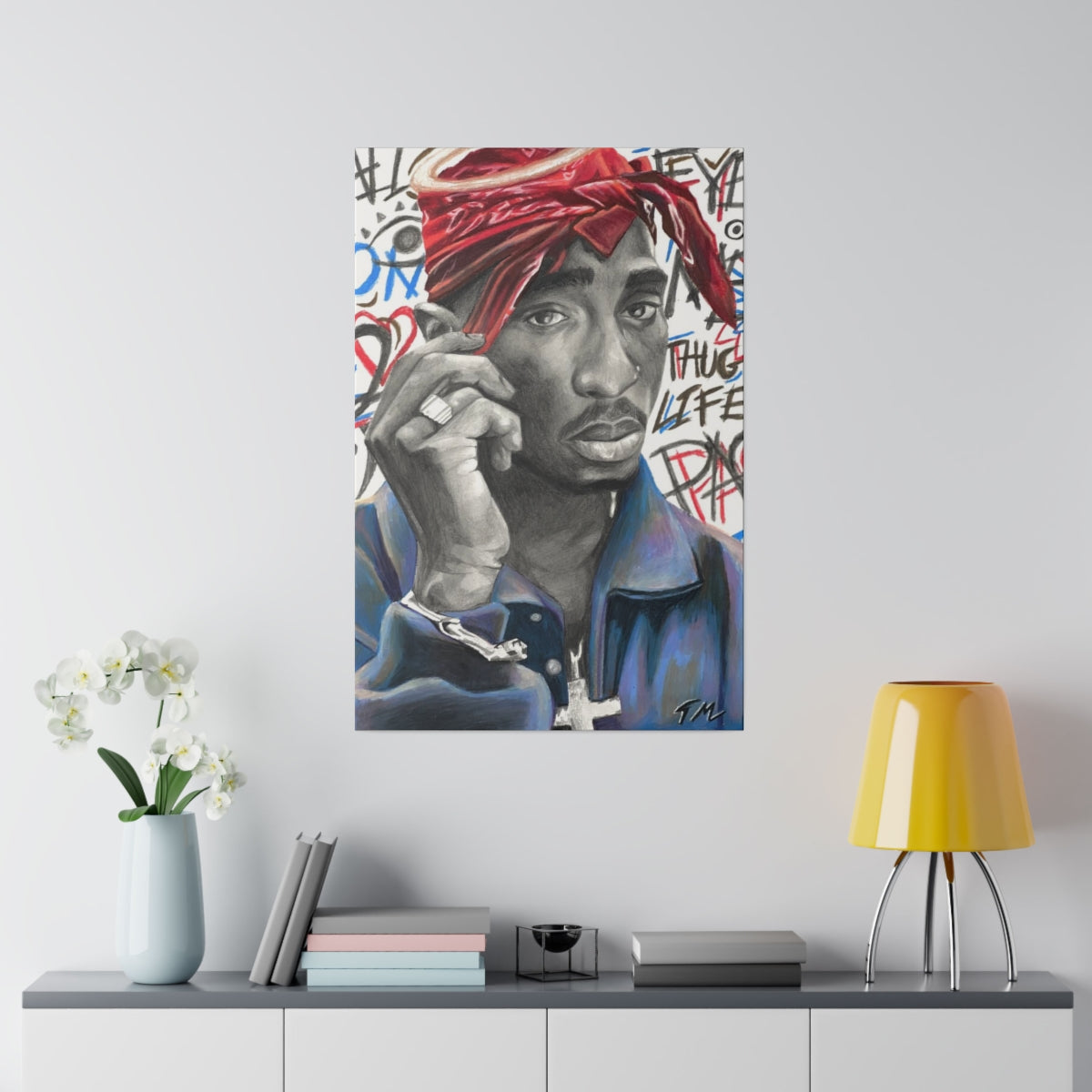 2 Pac - Canvas - Tommy Manning Art