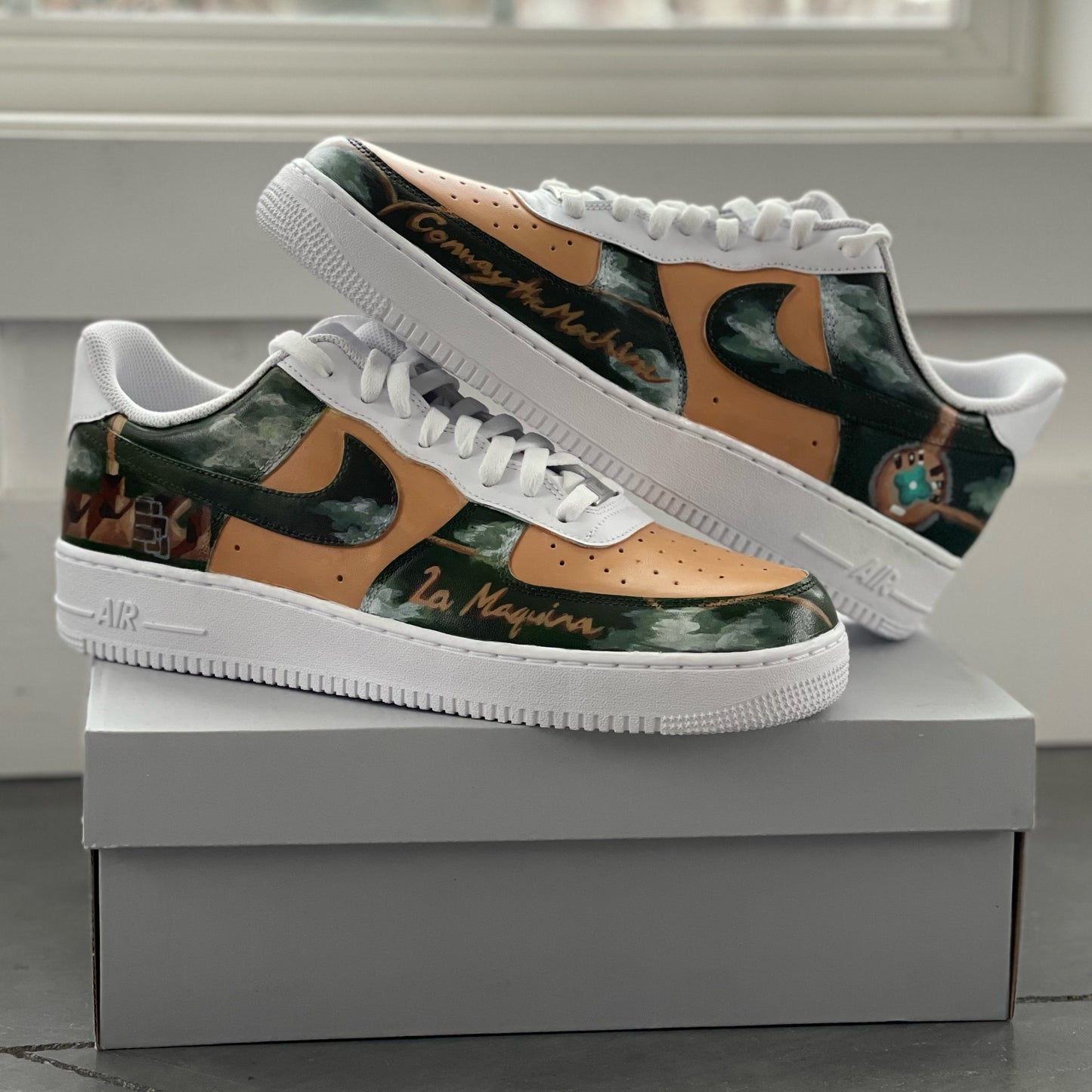 La Maquina - AF1's - Tommy Manning Art