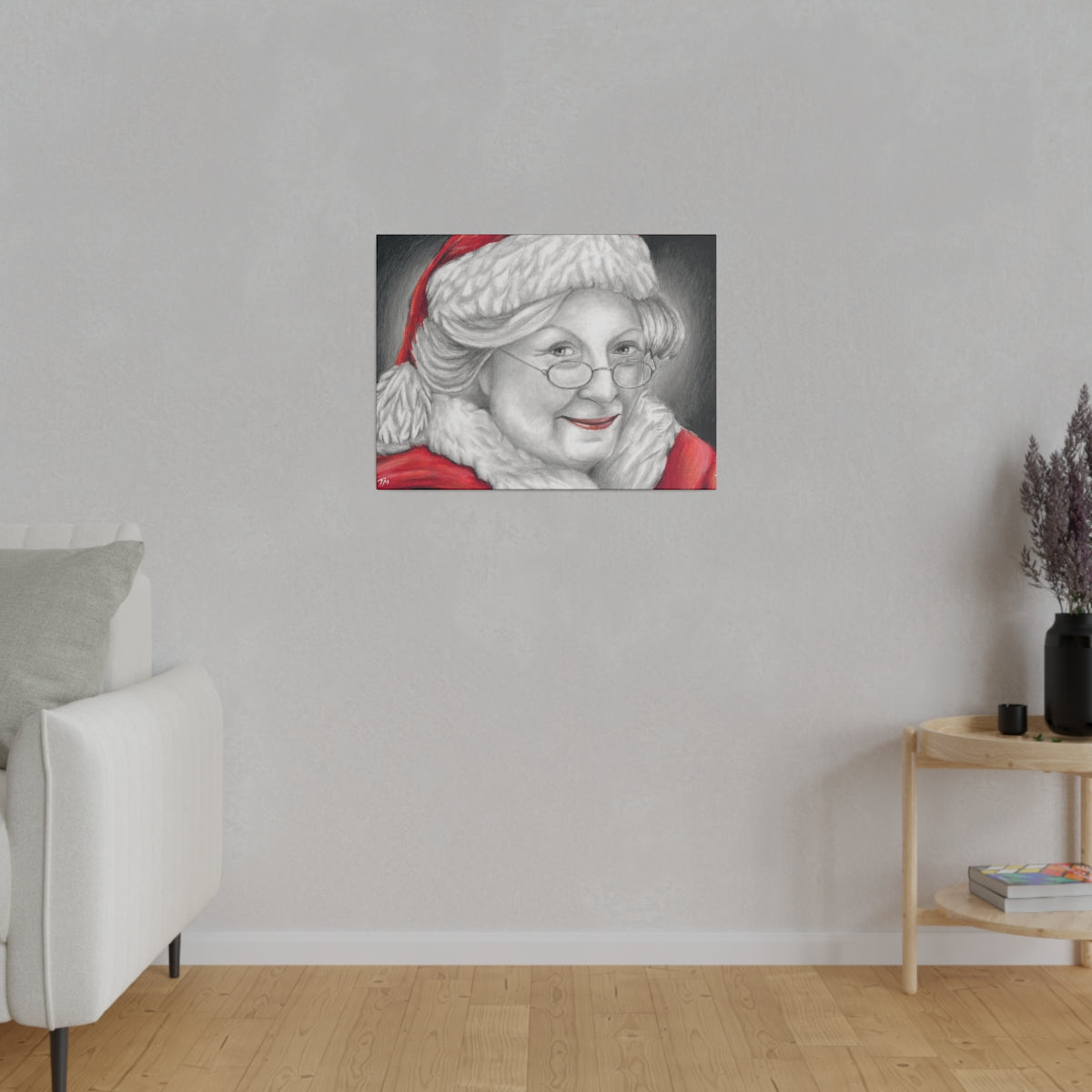 Mrs. Claus 2018 - Canvas - Tommy Manning Art