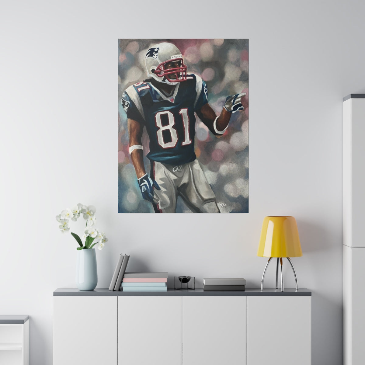 Randy Moss - Canvas - Tommy Manning Art