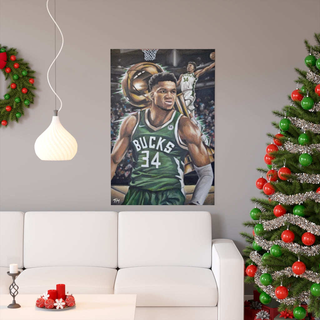 GIANNIS - Fine Art Print - Tommy Manning Art