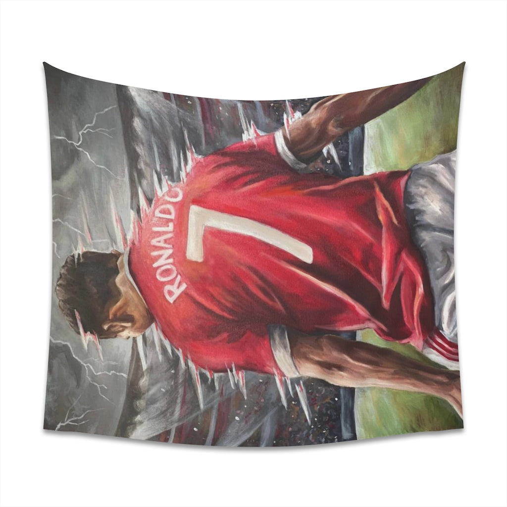 Ronaldo - TAPESTRY - Tommy Manning Art