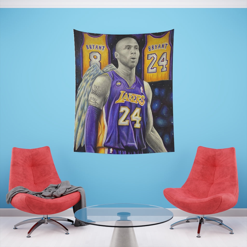 KXBE ANGEL - Tapestry - Tommy Manning Art