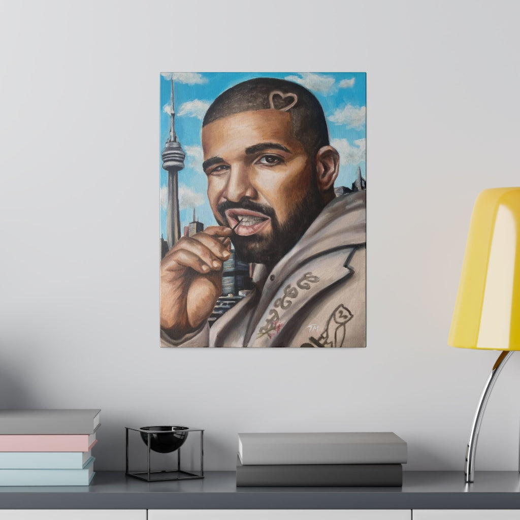 Drake - Canvas - Tommy Manning Art
