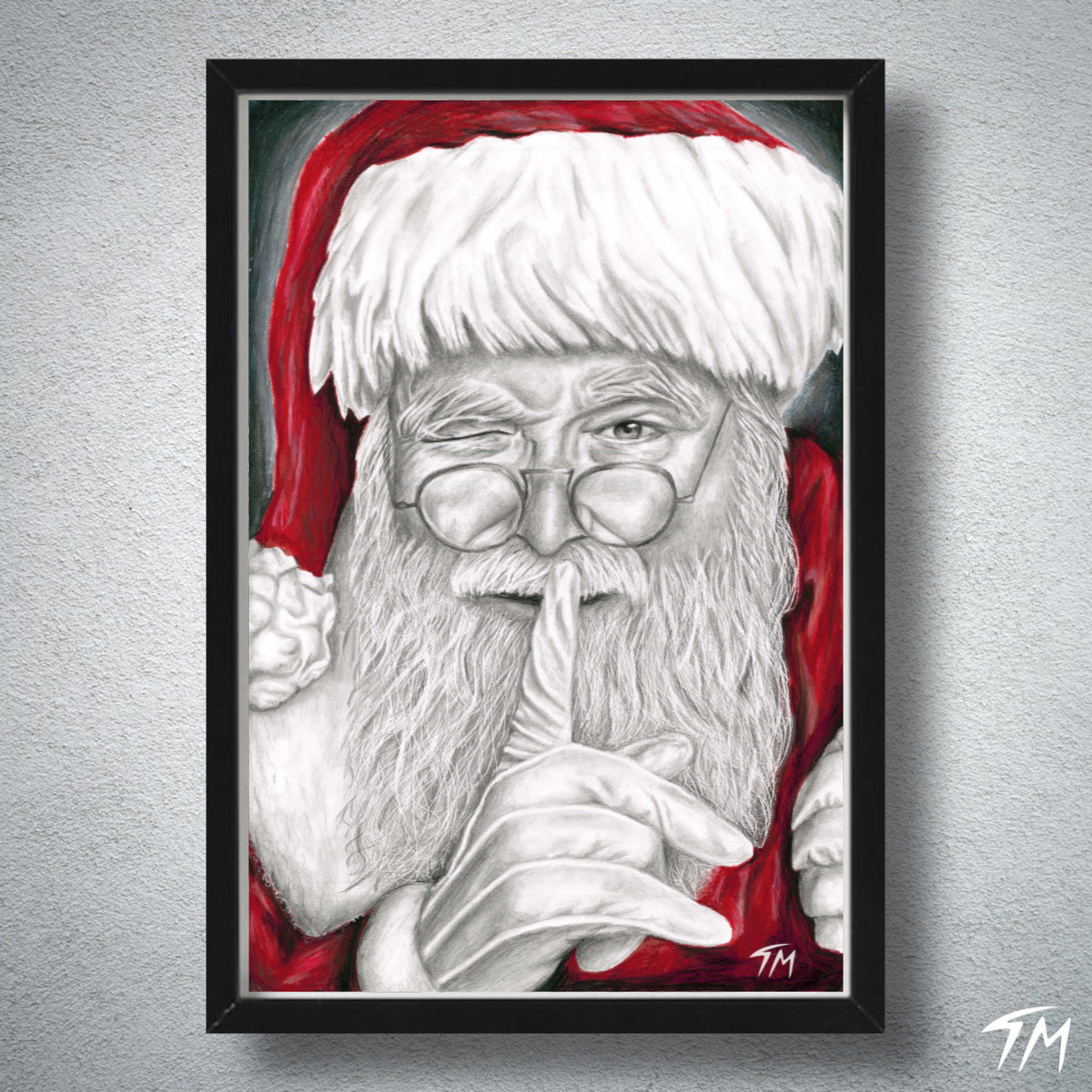 SANTA 2018 | Print - Tommy Manning Art