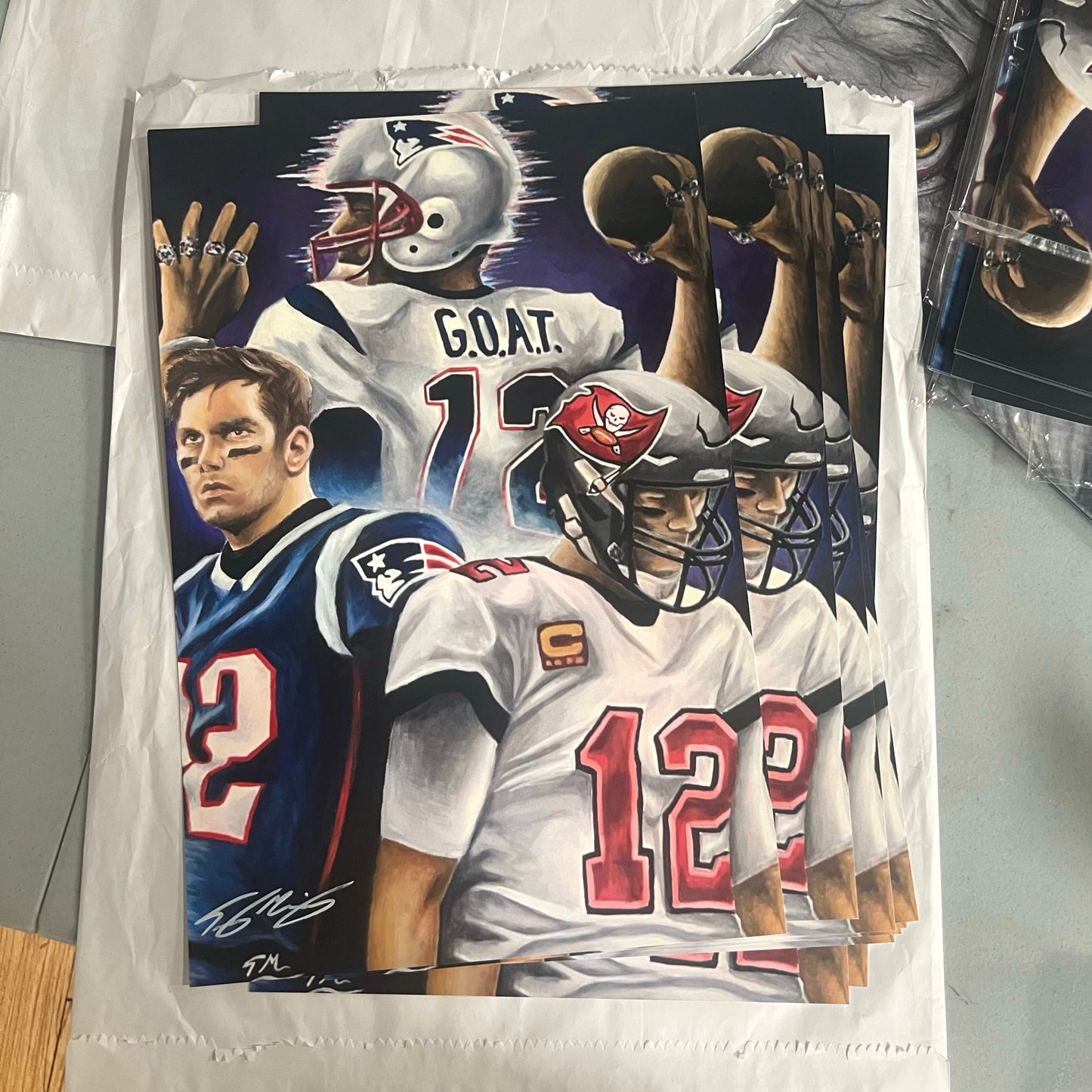Tom Brady - Poster Print