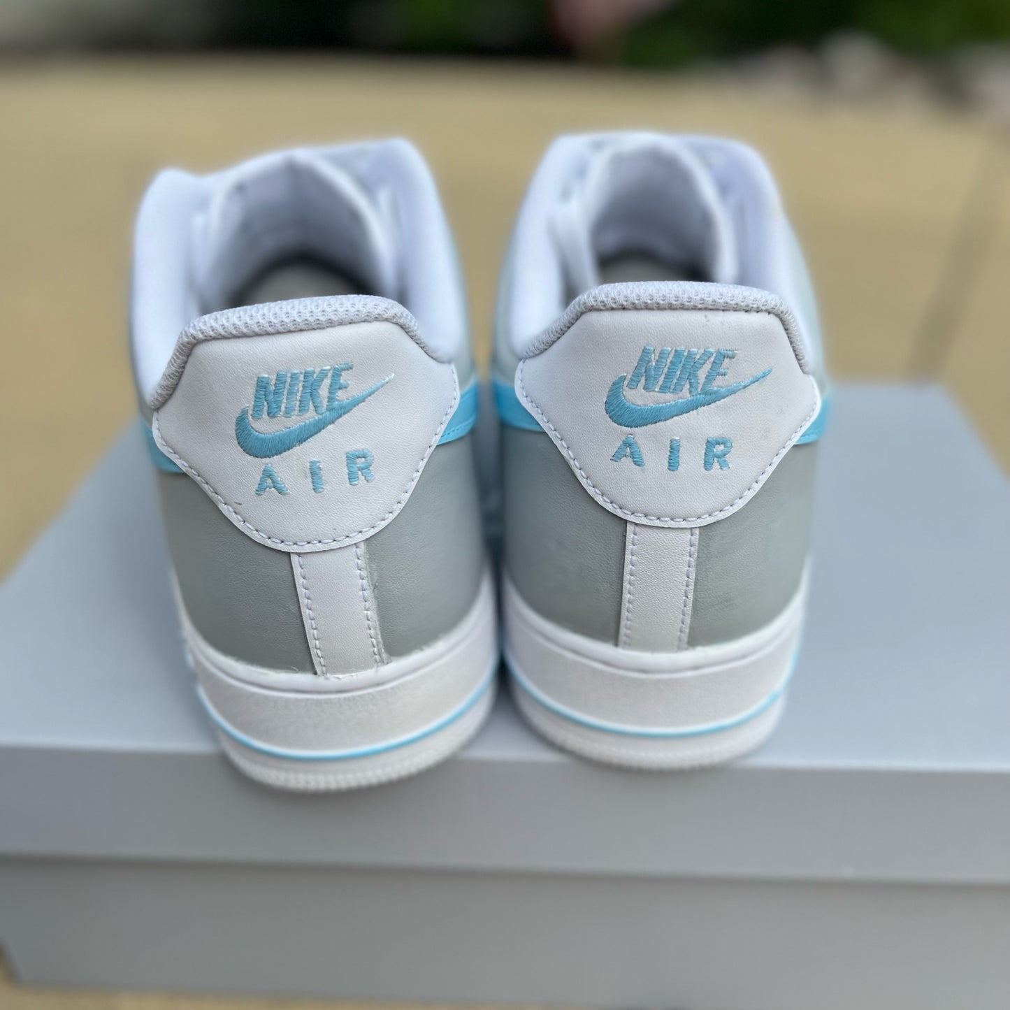 BLUE DAZE - AF1's - Tommy Manning Art