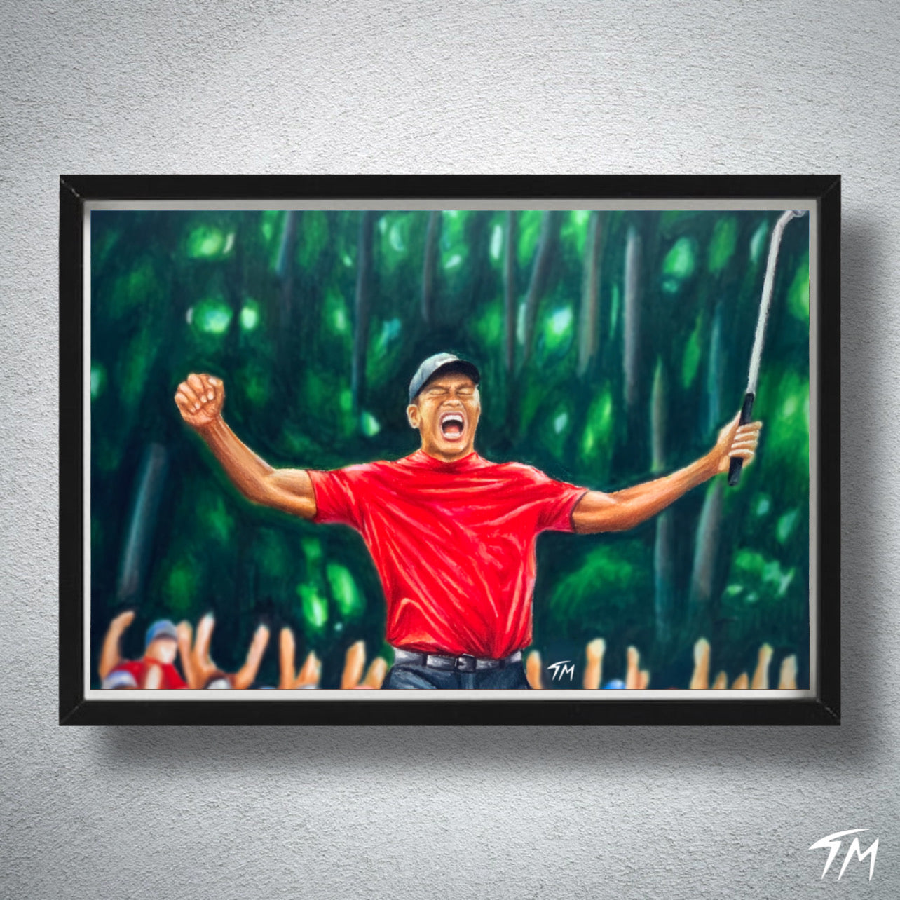 TXGER WOODS - Fine Art Print - Tommy Manning Art