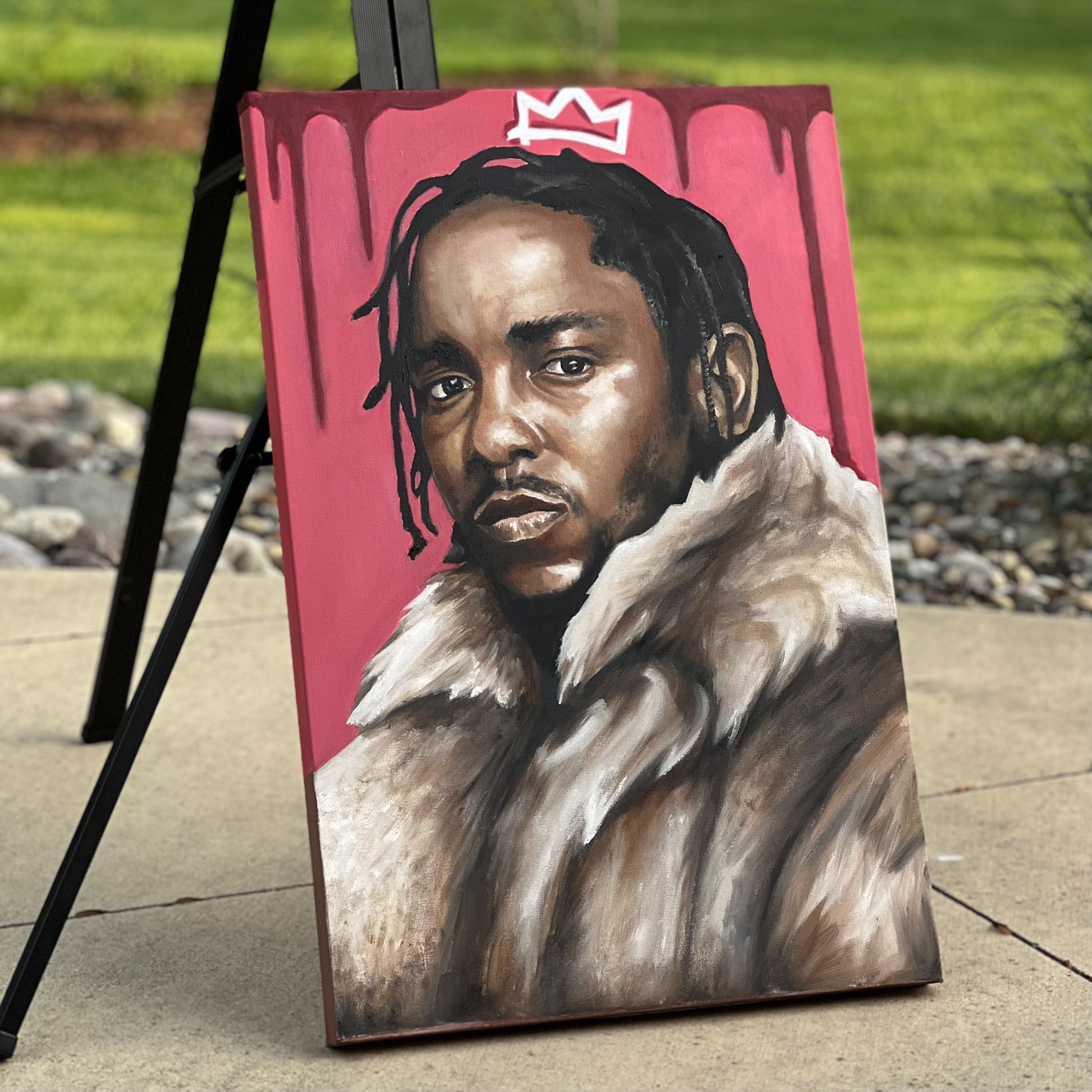 "King Kendrick" - Original Painting - 30x20 - Tommy Manning Art