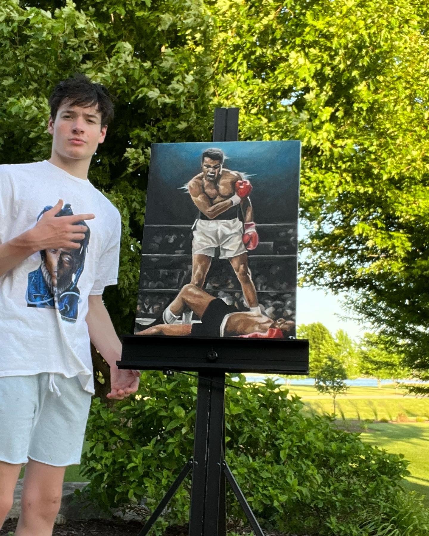 "The Greatest" - Original Painting - 24x18 - Tommy Manning Art