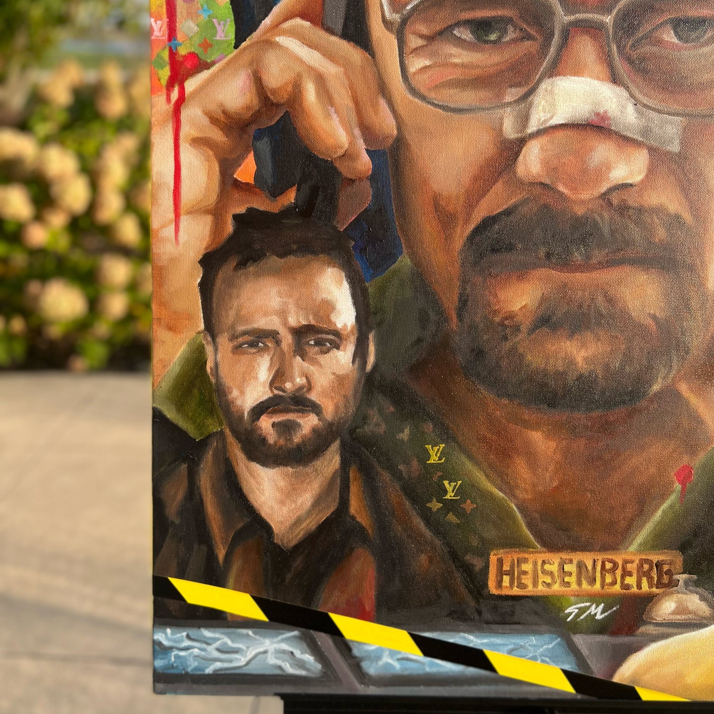 "Heisenberg" - Original Painting 40x30 - Tommy Manning Art