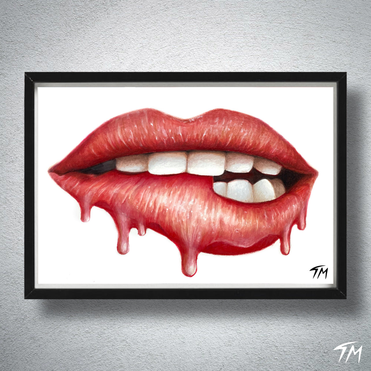 LIPS - Fine Art Print - Tommy Manning Art