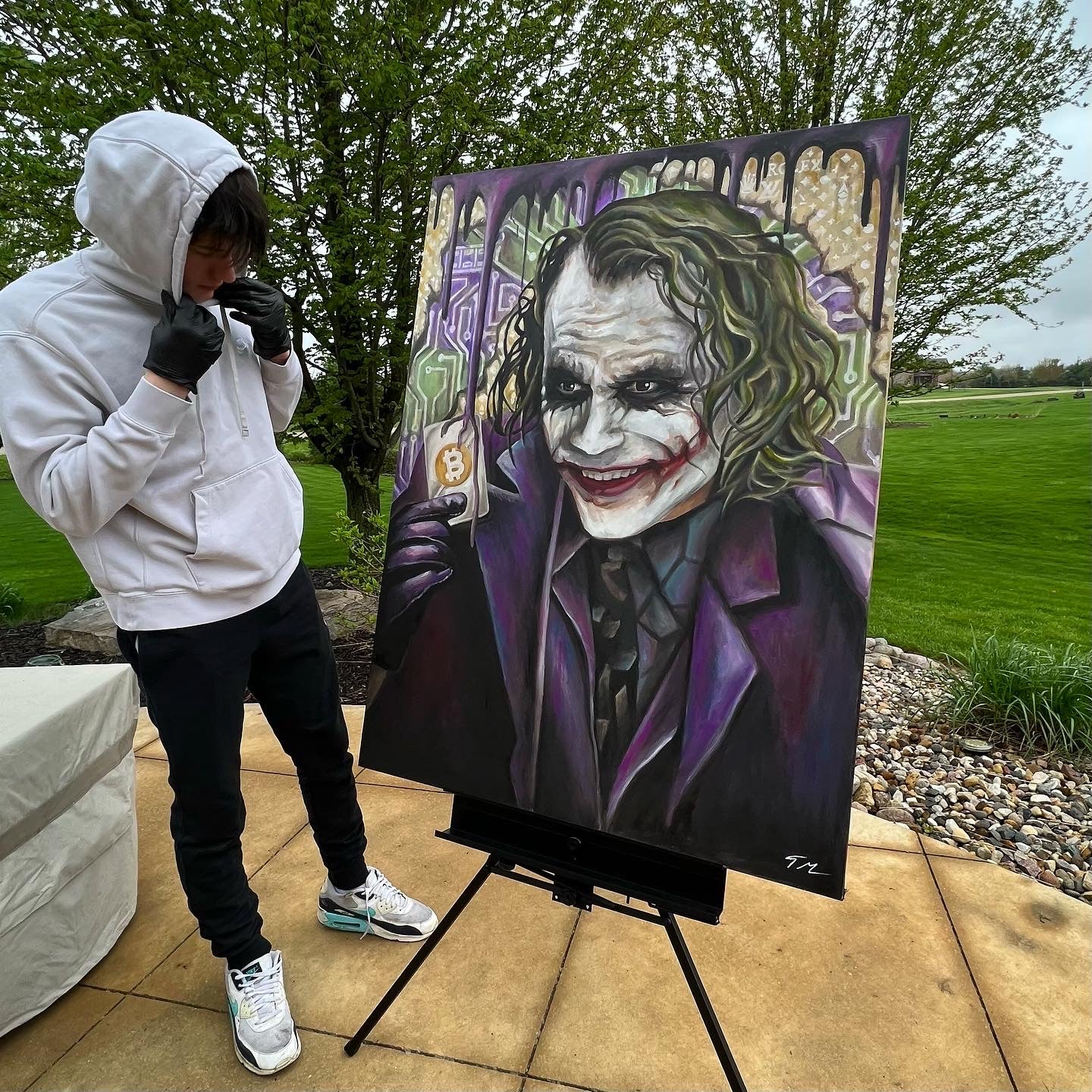 "Take The Risk" - Original Painting 48x36 - Tommy Manning Art