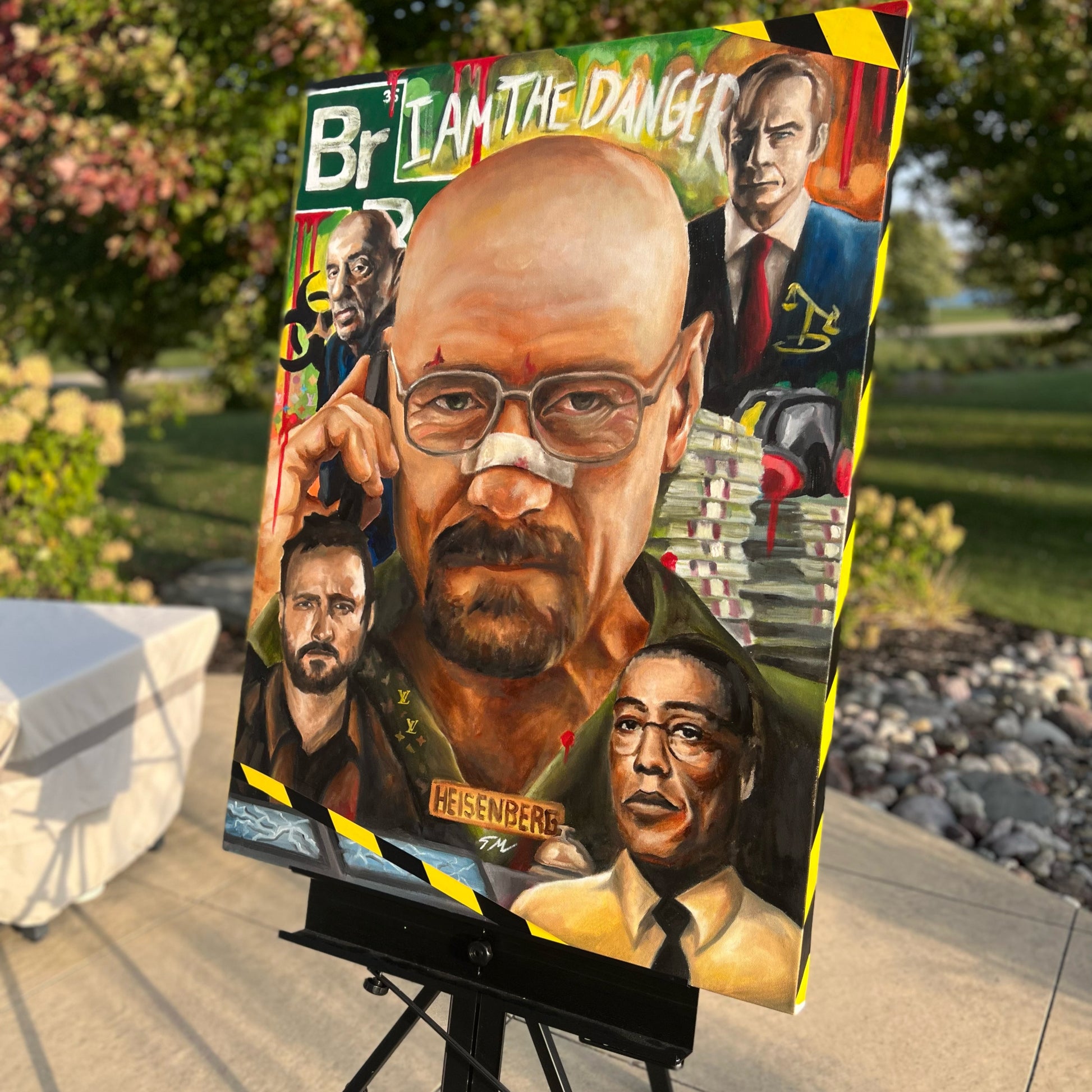 "Heisenberg" - Original Painting 40x30 - Tommy Manning Art