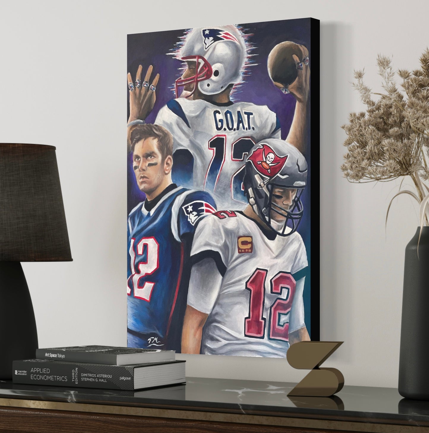 Tom Brady - Canvas - Tommy Manning Art