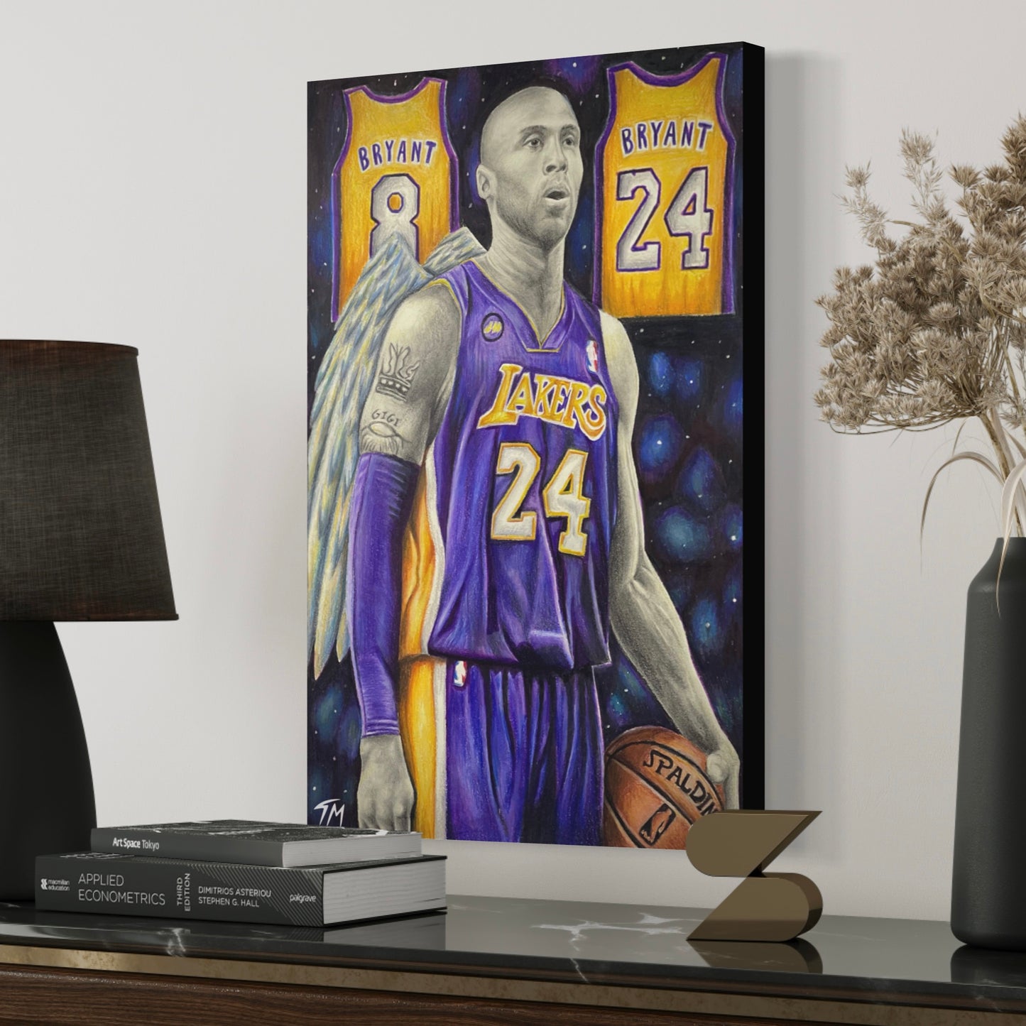 Kobe Tribute - Canvas - Tommy Manning Art