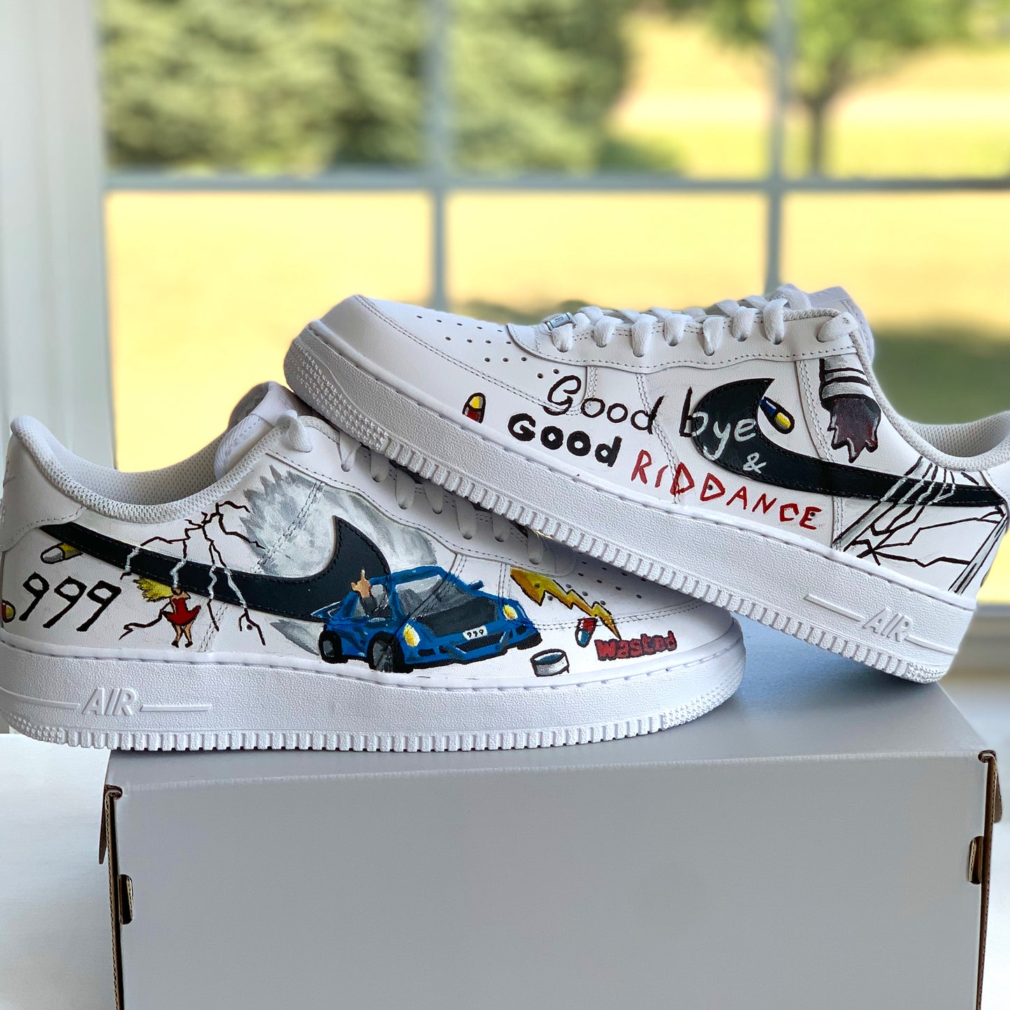 WRLD - Goodbye and Good Riddance - AF1's - Tommy Manning Art