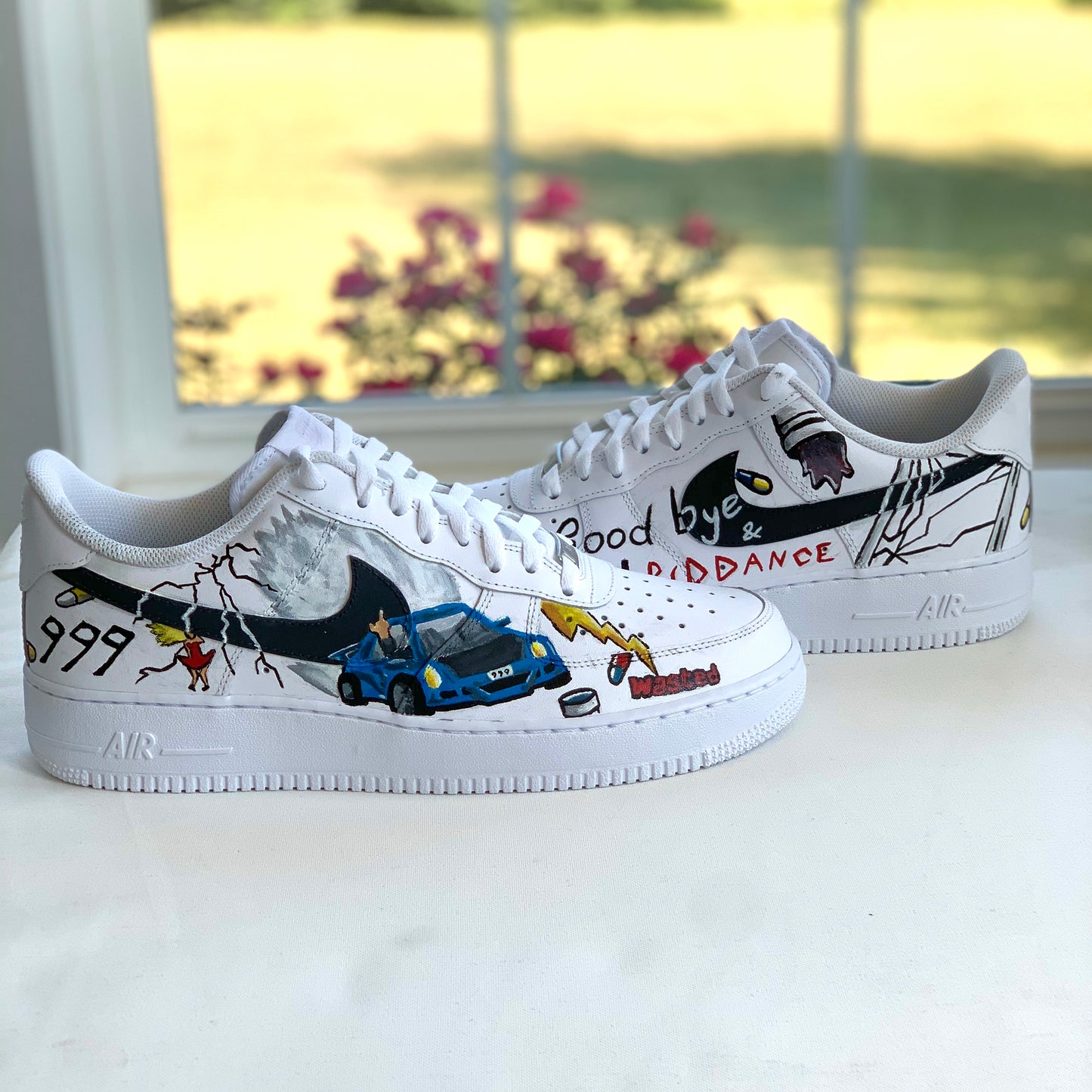 WRLD - Goodbye and Good Riddance - AF1's - Tommy Manning Art