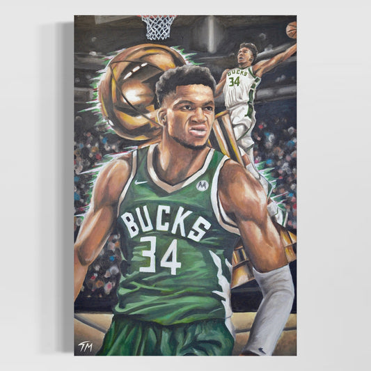 GIANNIS - Fine Art Print - Tommy Manning Art