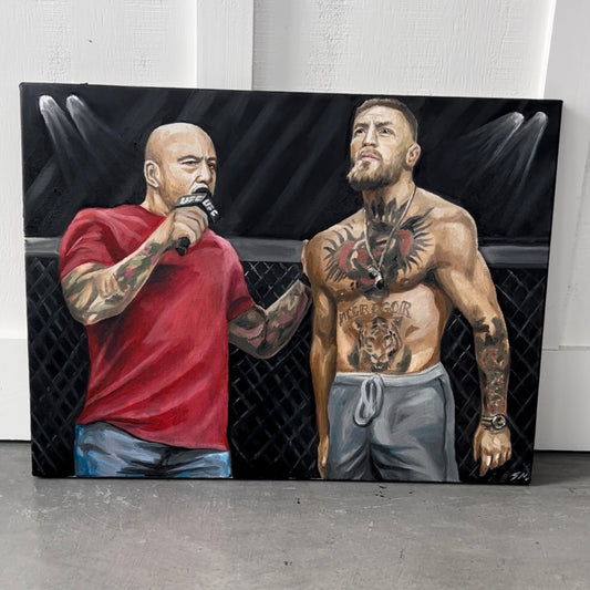 Rogan And McGregor - Signed Rug
