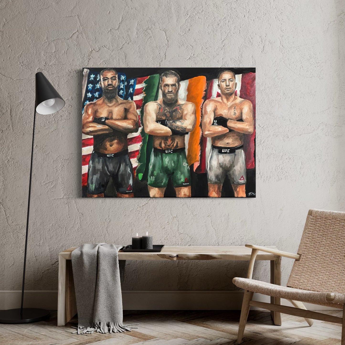 Mcgregor, Jon Jones, St Pierre - Poster Print