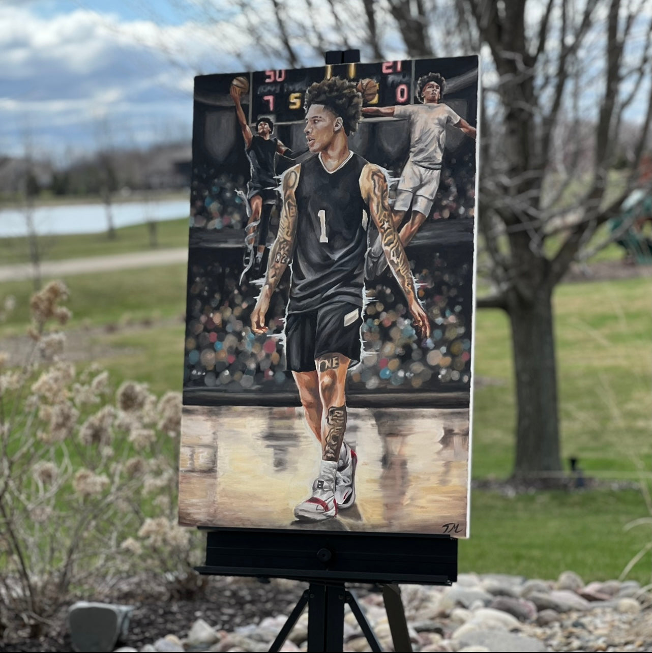 "Mikey" - Original Painting 36x24 - Tommy Manning Art
