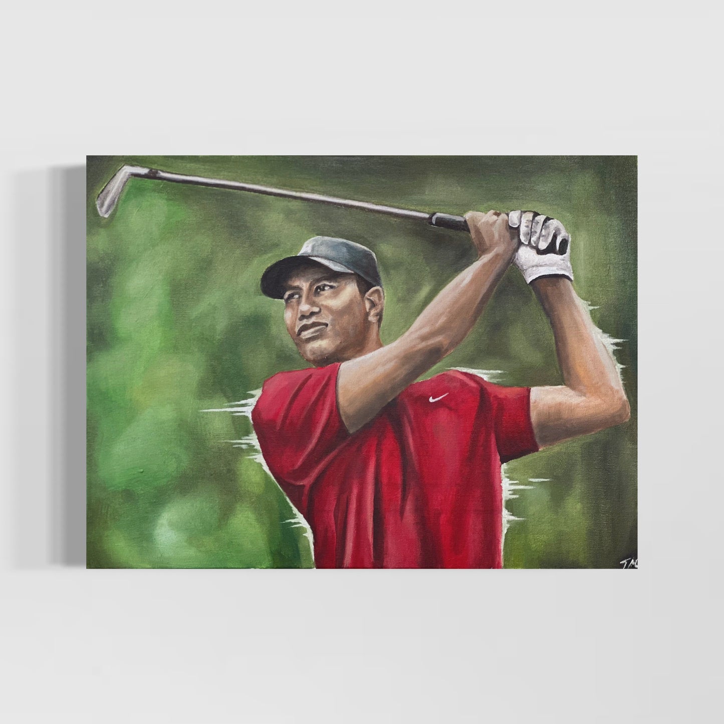 TIGER WOODS - Fine Art Print - Tommy Manning Art