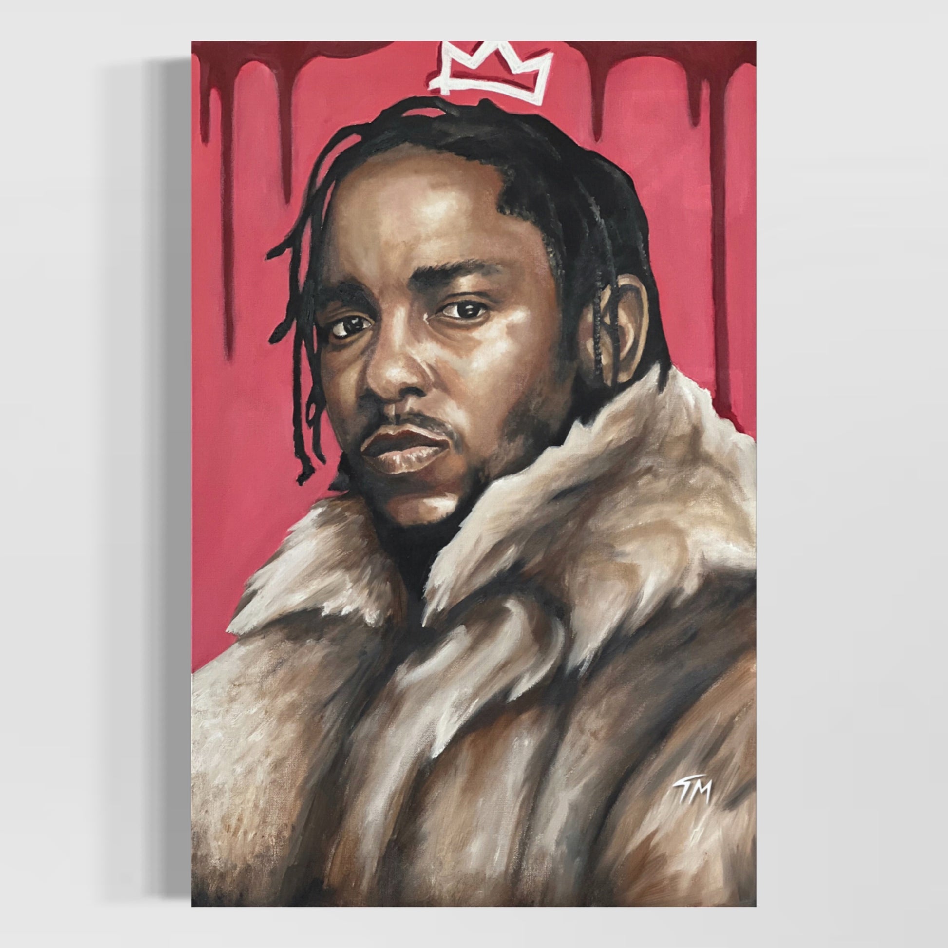 KXNDRICK RED - Fine Art Print - Tommy Manning Art