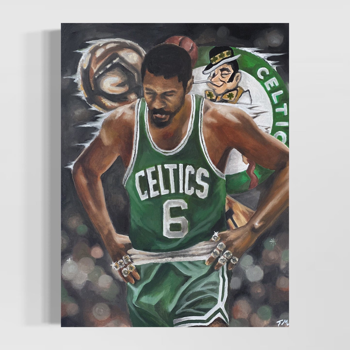 BILL RUSSELL - Fine Art Print - Tommy Manning Art