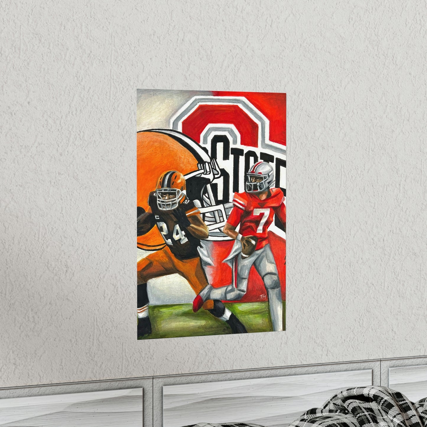 Ohio State/Browns - Print - Tommy Manning Art
