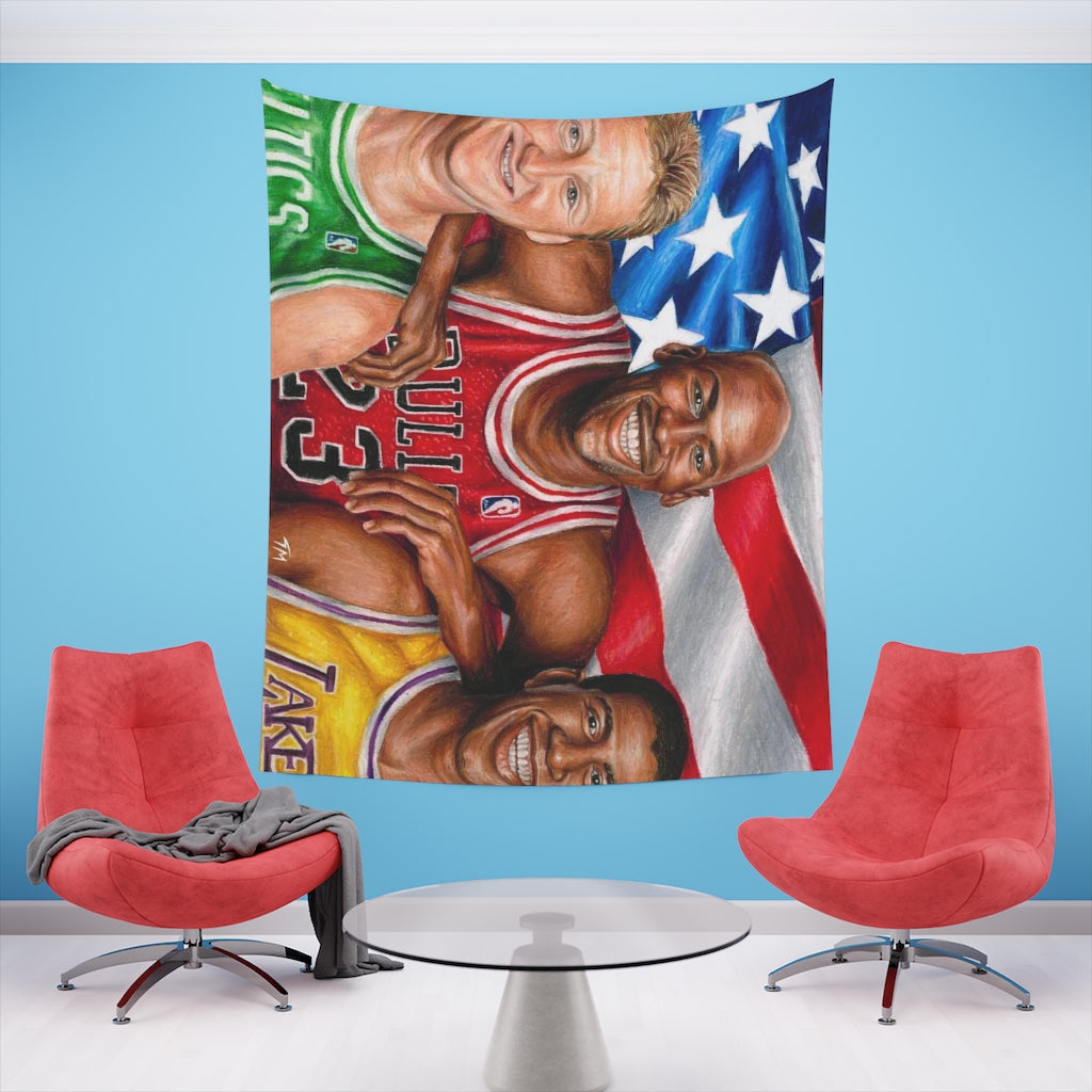 DREAM TEAM - Tapestry - Tommy Manning Art