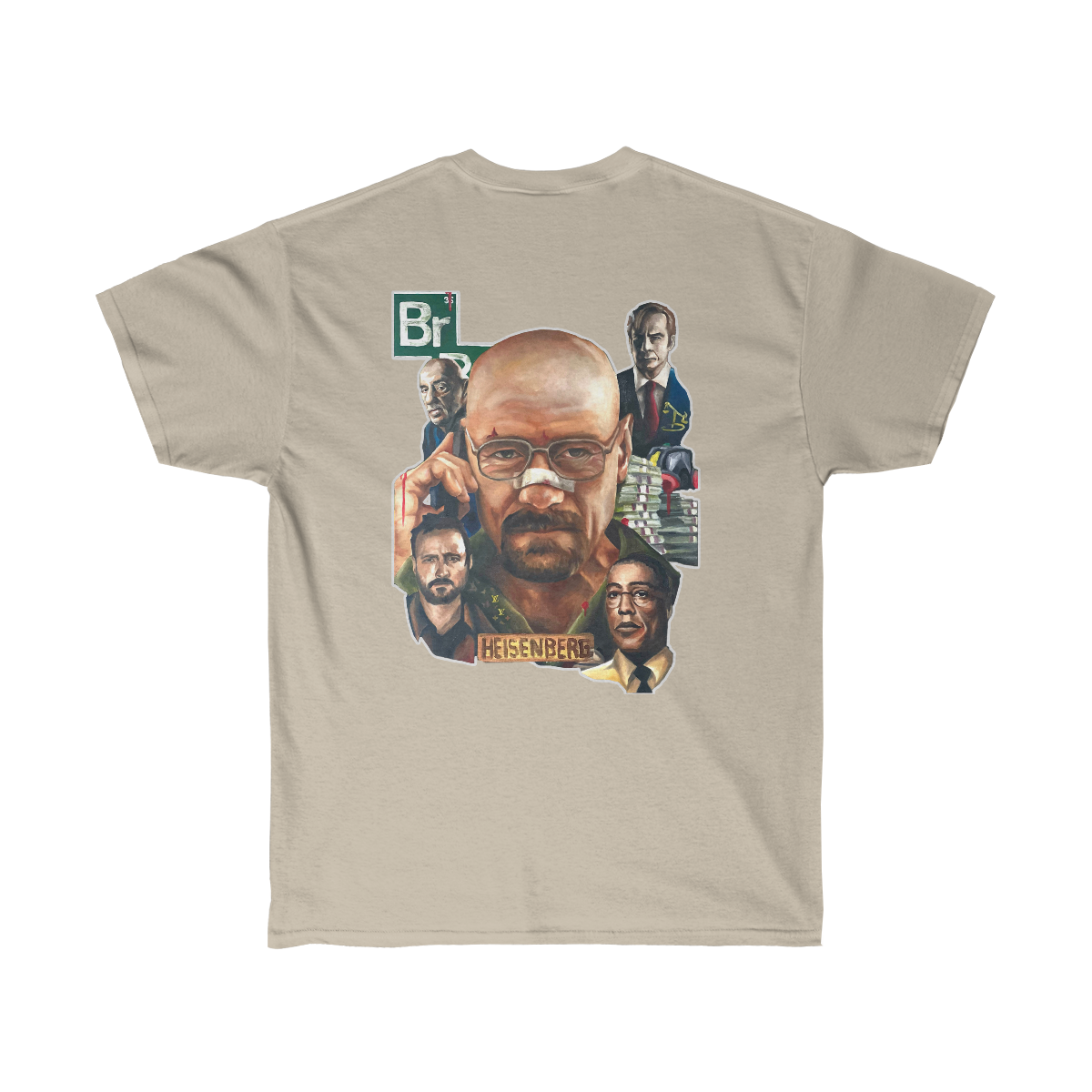 Breaking Bxd (Double-Sided) - T-Shirt - Tommy Manning Art