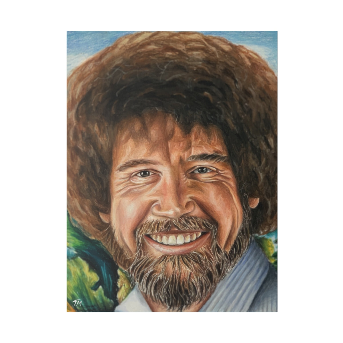 Bob Ross - Canvas - Tommy Manning Art