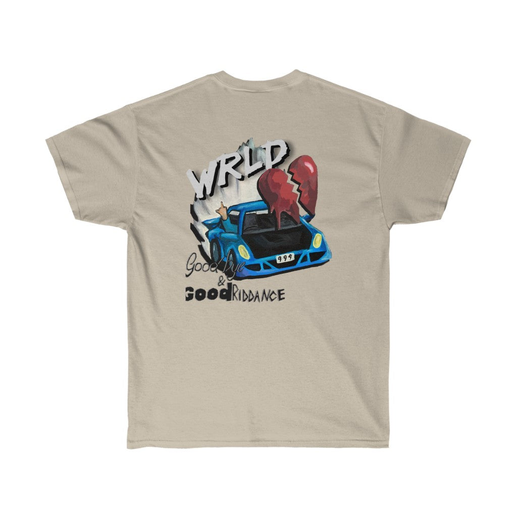 WRLD - Tee-Shirt (Double Sided) - Tommy Manning Art